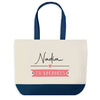 Sac de shopping bleu Nadia en Vacances