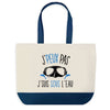 Sac de shopping bleu J'peux pas Apnée sous l'eau