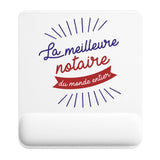Tapis de souris ergonomique avec repose-poignet, accessoire bureau pour femme et homme, fête des pères, cadeau pas cher, idée cadeau fête des mères, secret santa, départ à la retraite, télétravail et gaming