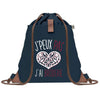 sac a dos bleu coton recycle avec pochette idee cadeau originale pour collegue ami prof ou membre de la famille cadeau mixte noel anniversaire secret santa ou depart au travail sac leger pratique et ecologique design breton moderne