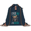 sac a dos bleu coton recycle avec pochette idee cadeau originale pour collegue ami prof ou membre de la famille cadeau mixte noel anniversaire secret santa ou depart au travail sac leger pratique et ecologique design breton moderne