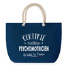 Sac de plage Bleu anse corde Certifié meilleur Psychomotricien