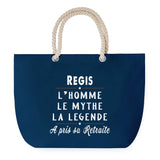 Sac de plage Bleu anse corde Regis Retraite