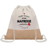 Sac Fête des Mères Mamie Maman Cadeau anniversaire Noël Travail Métier Départ Retraite Collègue Femme cabas shopping plage