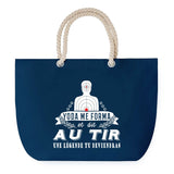 Sac de plage Bleu anse corde Tir Légende Humour Geek