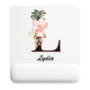 Tapis de souris ergonomique avec repose-poignet, accessoire bureau pour femme et homme, fête des pères, cadeau pas cher, idée cadeau fête des mères, secret santa, départ à la retraite, télétravail et gaming