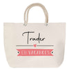 Sac Fête des Mères Mamie Famille Idée Cadeau anniversaire Noël Travail Boulot Métier Départ Retraite Collègue Femme cabas shopping plage