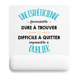 Tapis de souris ergonomique avec repose-poignet, accessoire bureau pour femme et homme, fête des pères, cadeau pas cher, idée cadeau fête des mères, secret santa, départ à la retraite, télétravail et gaming