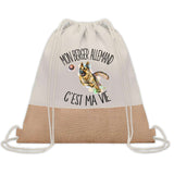 Sac Fête des Mères Mamie Cadeau anniversaire Noël Travail Métier Départ Retraite Collègue Femme Homme Fête des Pères Papa Maman Papi cabas shopping plage