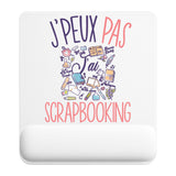 Tapis de souris ergonomique avec repose-poignet, accessoire bureau pour femme et homme, fête des pères, cadeau pas cher, idée cadeau fête des mères, secret santa, départ à la retraite, télétravail et gaming