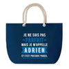 Sac de plage Bleu anse corde Adrien Parfait