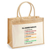 Sac Fête des Mères Fete des Pères Papi Mamie Famille Cadeau anniversaire Noël Travail Boulot Métier Retraite Collègue Femme Homme Cabas