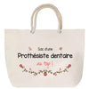 Sac Fête des Mères Mamie Famille Idée Cadeau anniversaire Noël Travail Boulot Métier Départ Retraite Collègue Femme cabas shopping plage