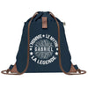 sac a dos homme bleu coton recycle avec pochette idee cadeau utile pour collegue papa ou ami cadeau homme noel anniversaire secret santa ou depart a la retraite sac durable pratique et robuste design sobre et elegant