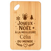 Planche à découper cadeau Noël famille amis papa maman mamie papi, idée cadeau apéro et cuisine, Secret Santa