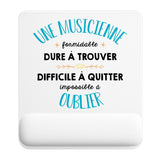 Tapis de souris ergonomique avec repose-poignet, accessoire bureau pour femme et homme, fête des pères, cadeau pas cher, idée cadeau fête des mères, secret santa, départ à la retraite, télétravail et gaming
