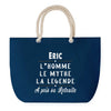 Sac de plage Bleu anse corde Eric Retraite