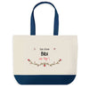 Sac de shopping bleu Bibi au Top