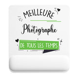 Tapis de souris ergonomique avec repose-poignet, accessoire bureau pour femme et homme, fête des pères, cadeau pas cher, idée cadeau fête des mères, secret santa, départ à la retraite, télétravail et gaming