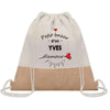 Sac Fête des Pères Papi Papa Cadeau anniversaire Noël Travail Boulot Métier Départ Retraite Collègue Homme cabas shopping plage