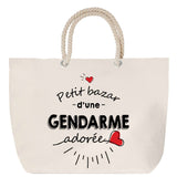 Sac Fête des Mères Mamie Famille Idée Cadeau anniversaire Noël Travail Boulot Métier Départ Retraite Collègue Femme cabas shopping plage