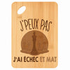 Planche bambou gravée personnalisée femme homme idée cadeau Fête des Mères Fête des Pères apéro papa maman prénom cuisine plateau fromage