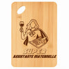 Planche bambou gravée personnalisée femme idée cadeau Fête des Mères apéro 30×20 prénom cuisine plateau fromage anniversaire noel maman mamie