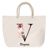 Sac Fête des Mères Mamie Famille Idée Cadeau anniversaire Noël Travail Boulot Métier Départ Retraite Collègue Femme cabas shopping plage