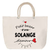 Sac Fête des Mères Mamie Famille Idée Cadeau anniversaire Noël Travail Boulot Métier Départ Retraite Collègue Femme cabas shopping plage