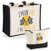 Cabas homme ou femme sac plage ou shopping tote bag pochette trousse Idée cadeau original pour anniversaire Noël travail départ retraite collègue famille fete des mères fetes des pères papa maman mamie papi