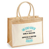 Sac Fête des Mères Mamie MAman Soeur Femme Famille Idée Cadeau anniversaire Noël Travail Boulot Métier Départ Retraite Collègue Femme cabas shopping plage