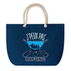 Sac de plage Bleu anse corde J'peux Pas Rafting