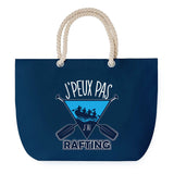 Sac de plage Bleu anse corde J'peux Pas Rafting
