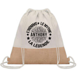 Sac Fête des Pères Papi Papa Cadeau anniversaire Noël Travail Boulot Métier Départ Retraite Collègue Homme cabas shopping plage