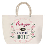 Sac Fête des Mères Mamie Famille Idée Cadeau anniversaire Noël Travail Boulot Métier Départ Retraite Collègue Femme cabas shopping plage