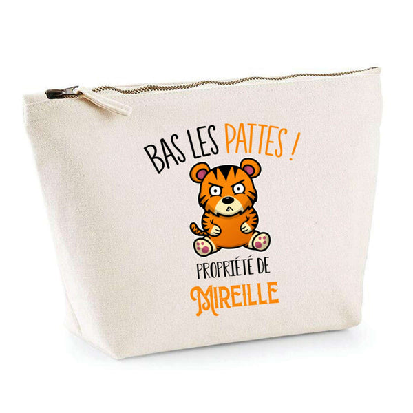 Trousse pochette de rangement maquillage Fête des Mères Mamie Famille Idée Cadeau anniversaire Noël Travail Boulot Métier Départ Retraite Collègue Femme
