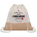 Sac Fête des Mères Mamie Maman Cadeau anniversaire Noël Travail Métier Départ Retraite Collègue Femme cabas shopping plage