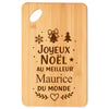 Planche à découper cadeau Noël famille amis papa maman mamie papi, idée cadeau apéro et cuisine, Secret Santa