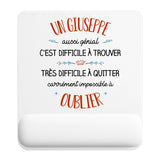 Tapis de souris ergonomique avec repose-poignet, accessoire bureau pour femme et homme, fête des pères, cadeau pas cher, idée cadeau fête des mères, secret santa, départ à la retraite, télétravail et gaming