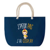 Sac de plage Bleu anse corde J'peux Pas Cosplay
