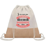 Sac Fête des Mères Mamie Maman Cadeau anniversaire Noël Travail Métier Départ Retraite Collègue Femme cabas shopping plage