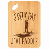 Planche bambou gravée personnalisée femme homme idée cadeau Fête des Mères Fête des Pères apéro papa maman prénom cuisine plateau fromage