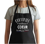 Cadeau Cuisinier cuisinière mère maman papa père mamie papi Vêtement Blouse de protection Barbecue Jardinage Tablier de Travail Tâches ménagères 