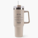 Mug isotherme Beige Une Mia aussi géniale