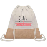 Sac Fête des Mères Mamie Maman Cadeau anniversaire Noël Travail Métier Départ Retraite Collègue Femme cabas shopping plage