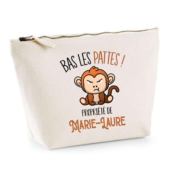 Trousse pochette de rangement maquillage Fête des Mères Mamie Famille Idée Cadeau anniversaire Noël Travail Boulot Métier Départ Retraite Collègue Femme