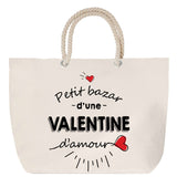 Sac Fête des Mères Mamie Famille Idée Cadeau anniversaire Noël Travail Boulot Métier Départ Retraite Collègue Femme cabas shopping plage