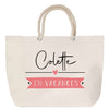 Sac Fête des Mères Mamie Famille Idée Cadeau anniversaire Noël Travail Boulot Métier Départ Retraite Collègue Femme cabas shopping plage