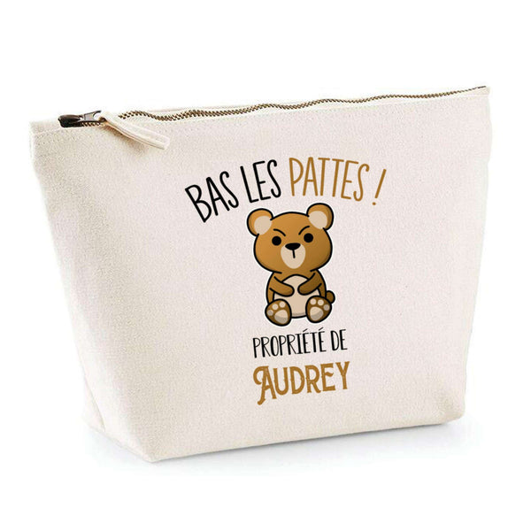 Trousse pochette de rangement maquillage Fête des Mères Mamie Famille Idée Cadeau anniversaire Noël Travail Boulot Métier Départ Retraite Collègue Femme