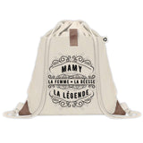 Sac à dos avec pochette Mamy Femme Déesse Légende